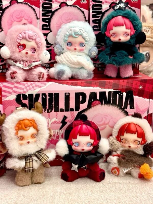 Skull Panda – Pop Mart 🖤🧸